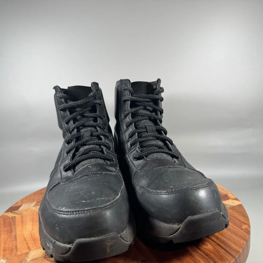 Nike Air Max Goaterra 2.0 Mens Black Leather Tactical Boots DD5016-001 Size 10
